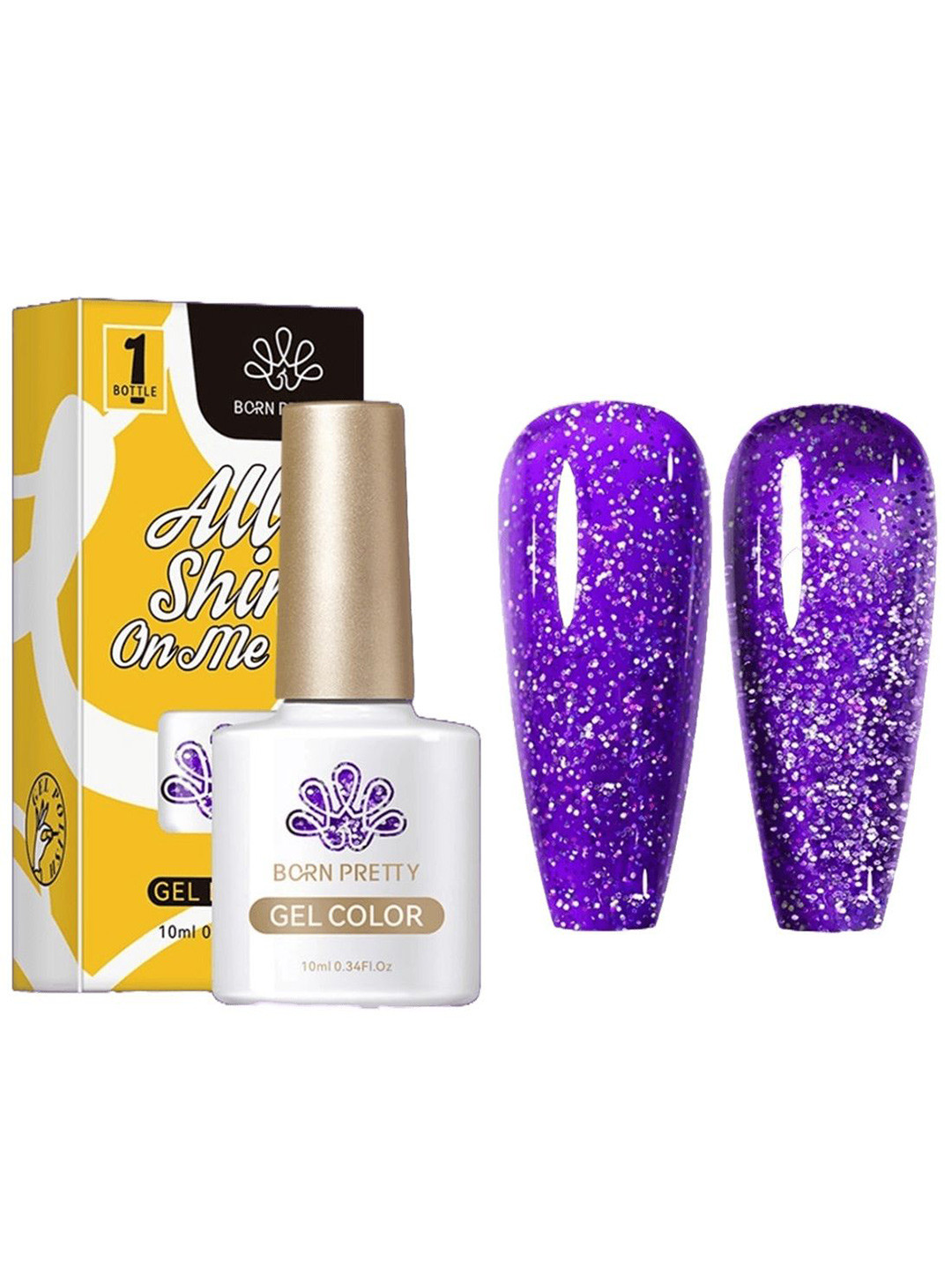 BORN PRETTY All Shine On Me UV Gel Nail Polish - 10 ml - CG116