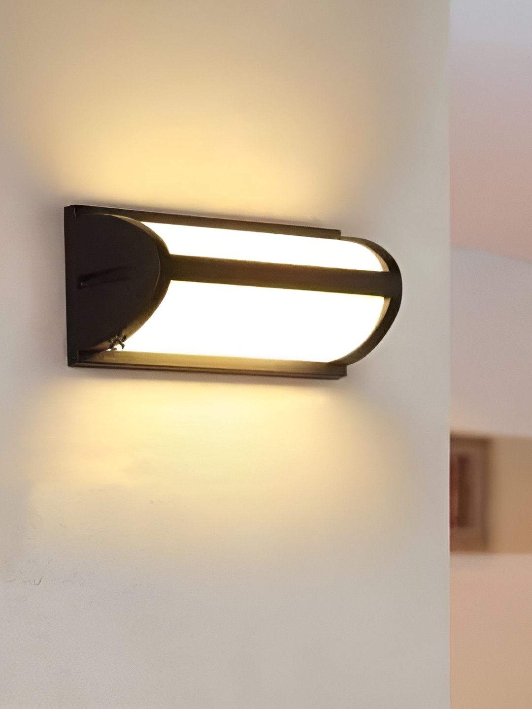 Mufasa Black LED Aluminium Wall Lamp