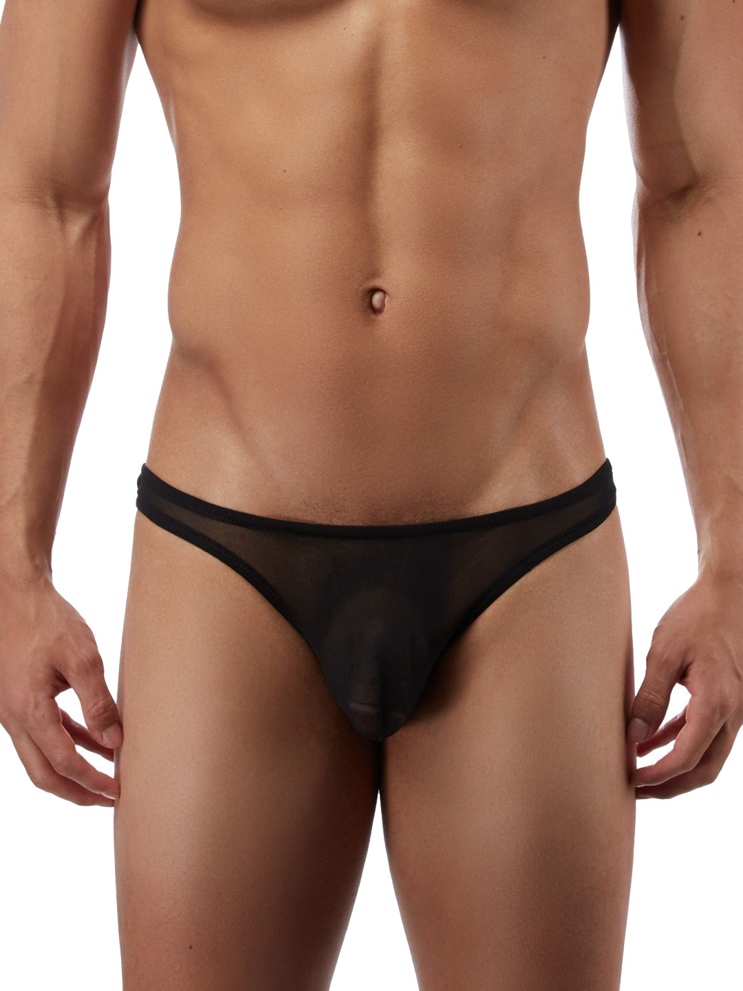 LEADWORT Men Mid-Rise Basic Briefs LD-ML-07180-BK-S