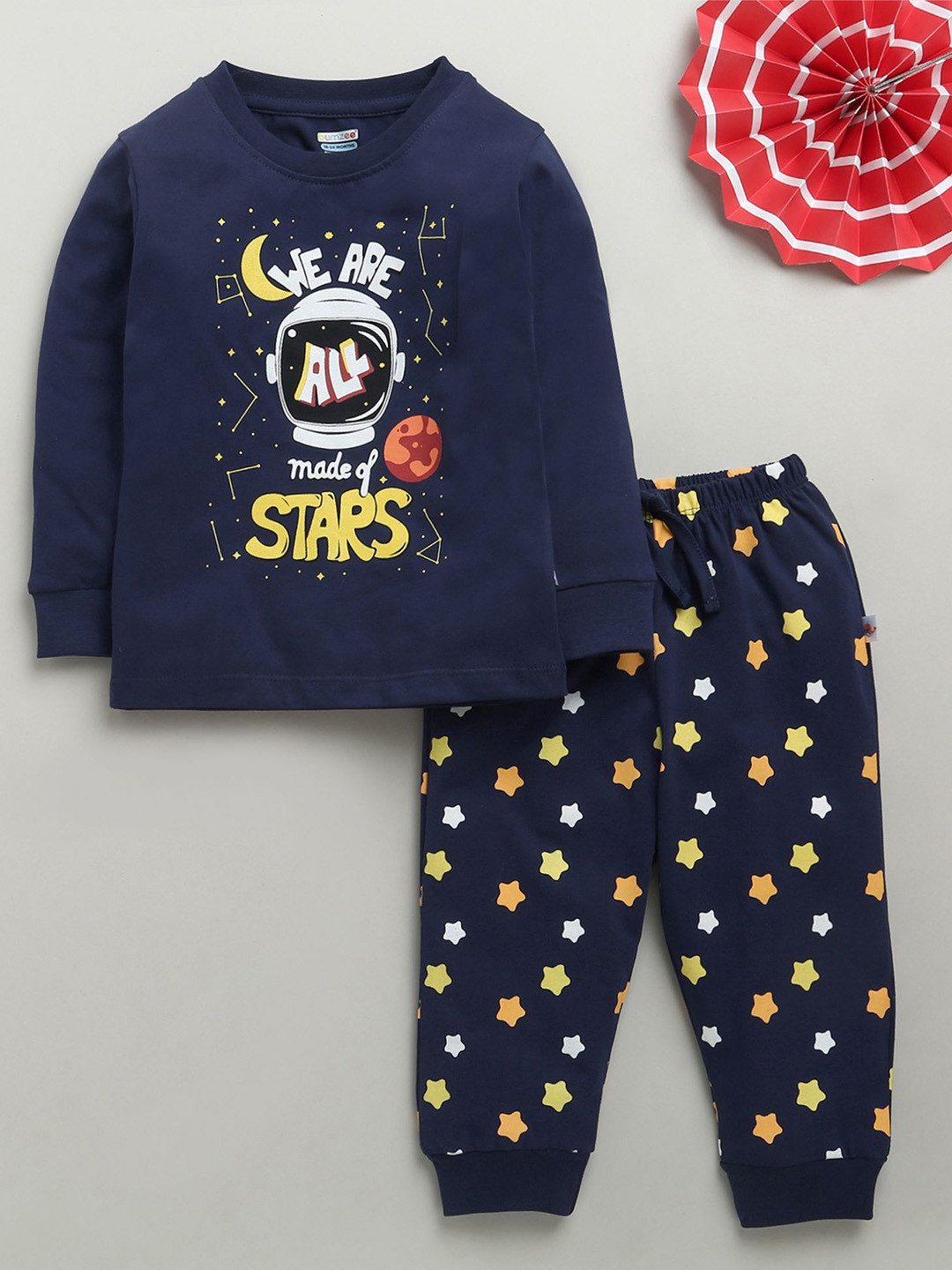 BUMZEE Boys Graphic Printed Night suit new