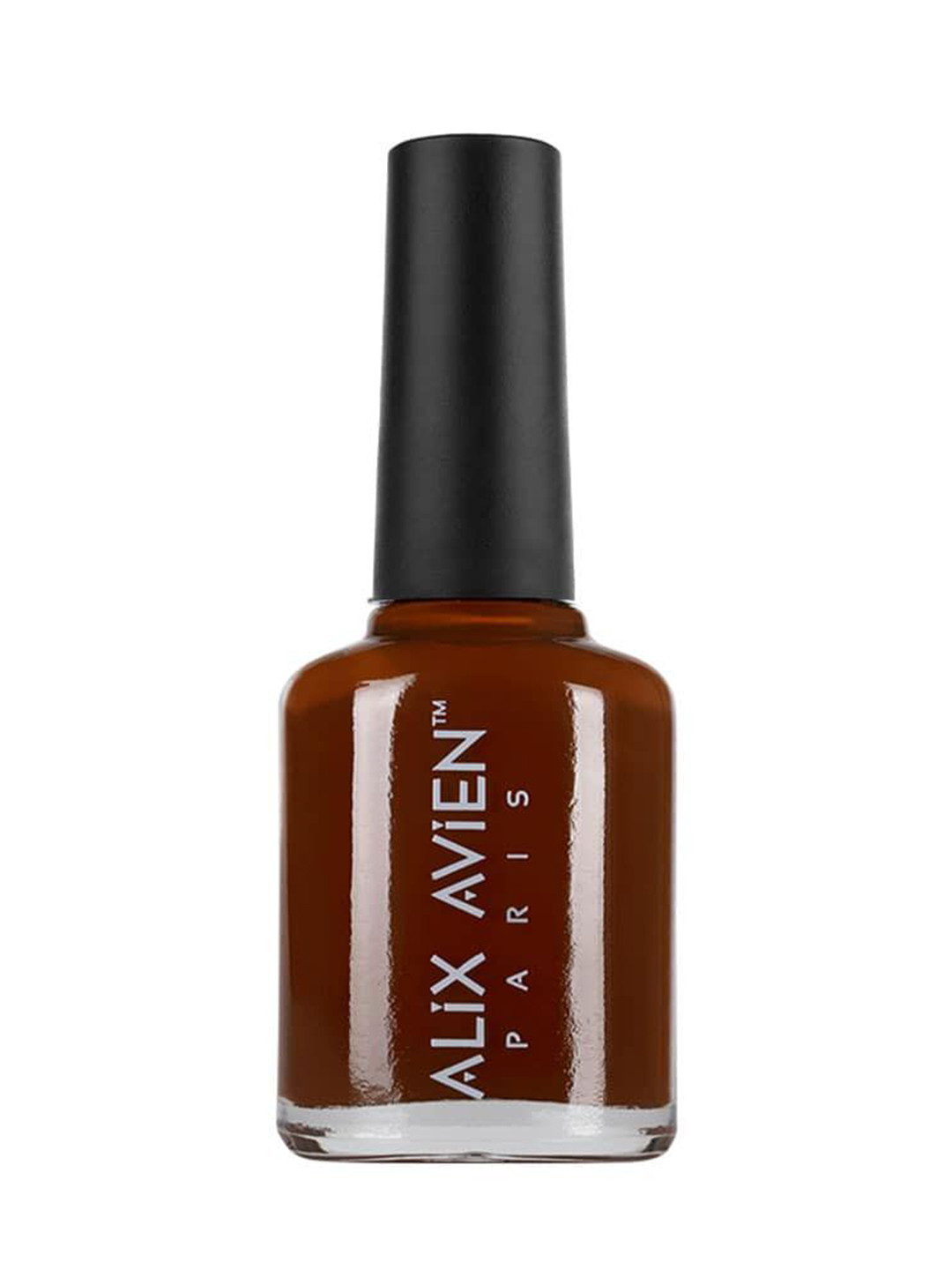 ALIX AVIEN PARIS Long Wearing Glossy Nail Lacquer- 4 ml- Brown 12