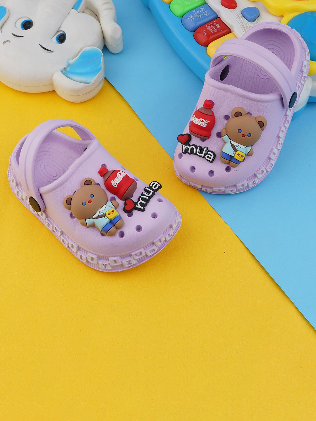 BAESD Infants 3D Mua Cartoon Lightweight Clogs