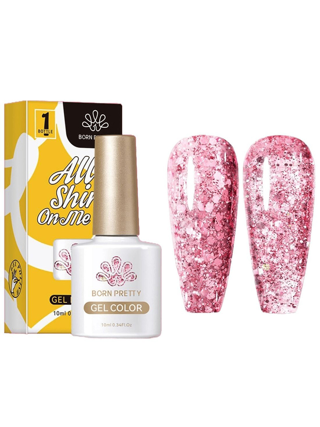 BORN PRETTY All Shine On Me UV Gel Nail Polish - 10 ml - CG109