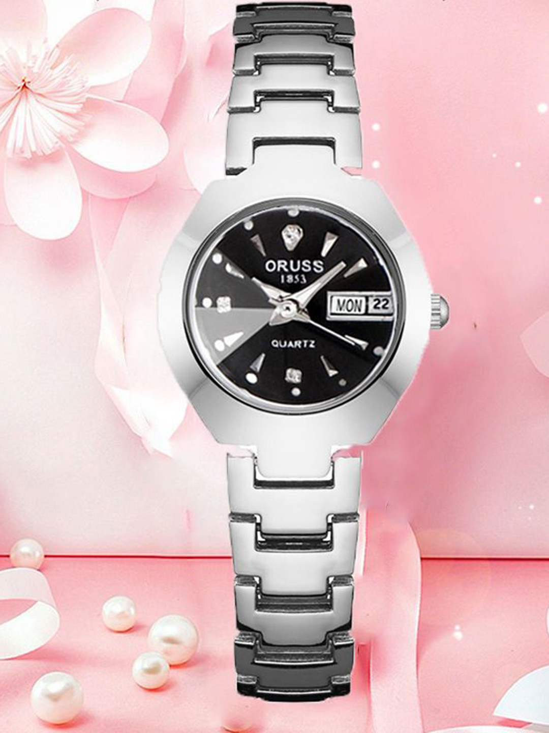 ORUSS Women Dial & Stainless Steel Straps Analogue Watch IIIADHCCGCGI