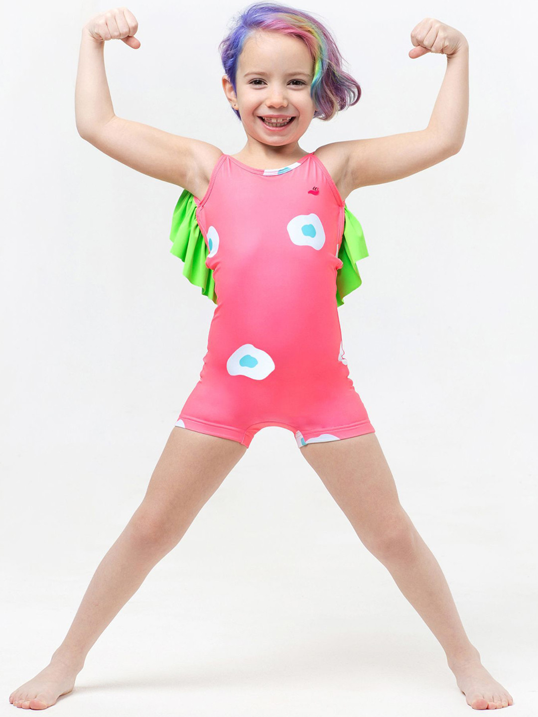 Anaario Girls Pink Sunny Side Up Apricot Summer Maillots