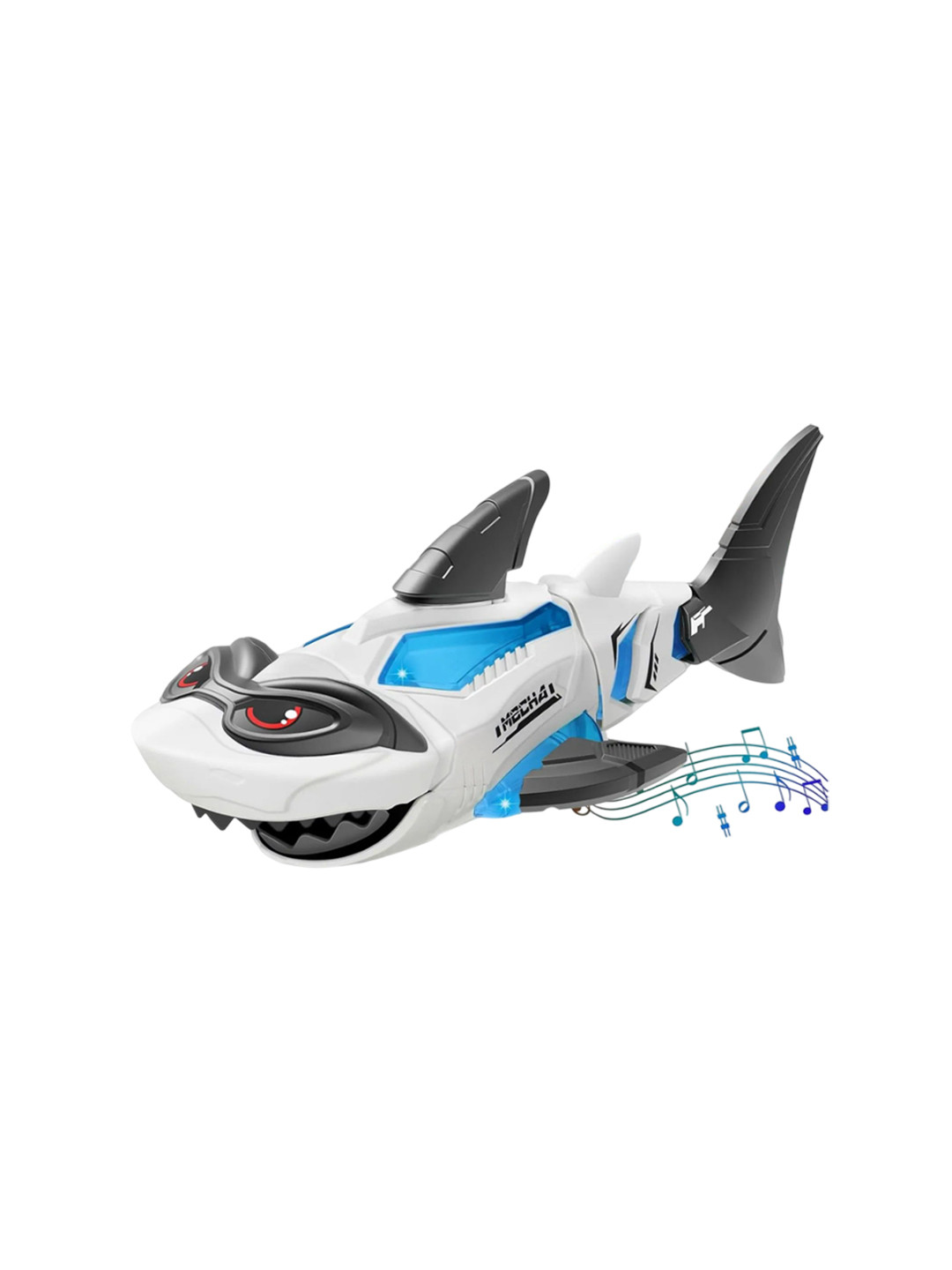 PIPALIYA Kids Lights Music & Mouth Opening Crawling Mechanical Shark Toy