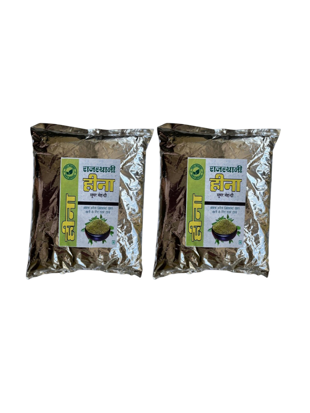 Rajasthani henna Set Of 2 Heena Powder For Hair - 500 g Each