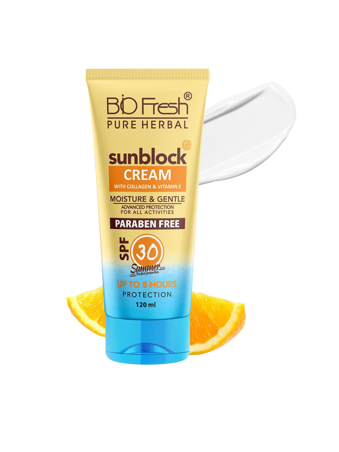 BIOFRESH SPF 30 Sunblock Cream With Collagen & Vitamin E - 120 ml