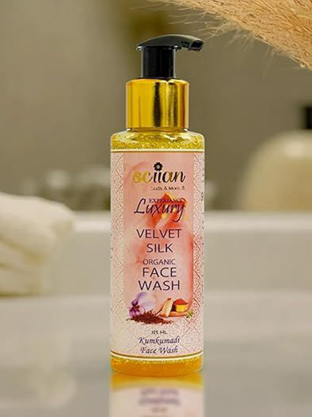 SCIIAN Velvet Silk Organic Face Wash With Kumkumadi- 125 ml