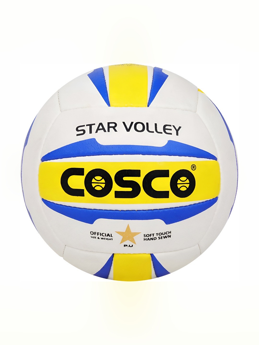 COSCO Hand Stitched Smooth Textured Star Volley Ball