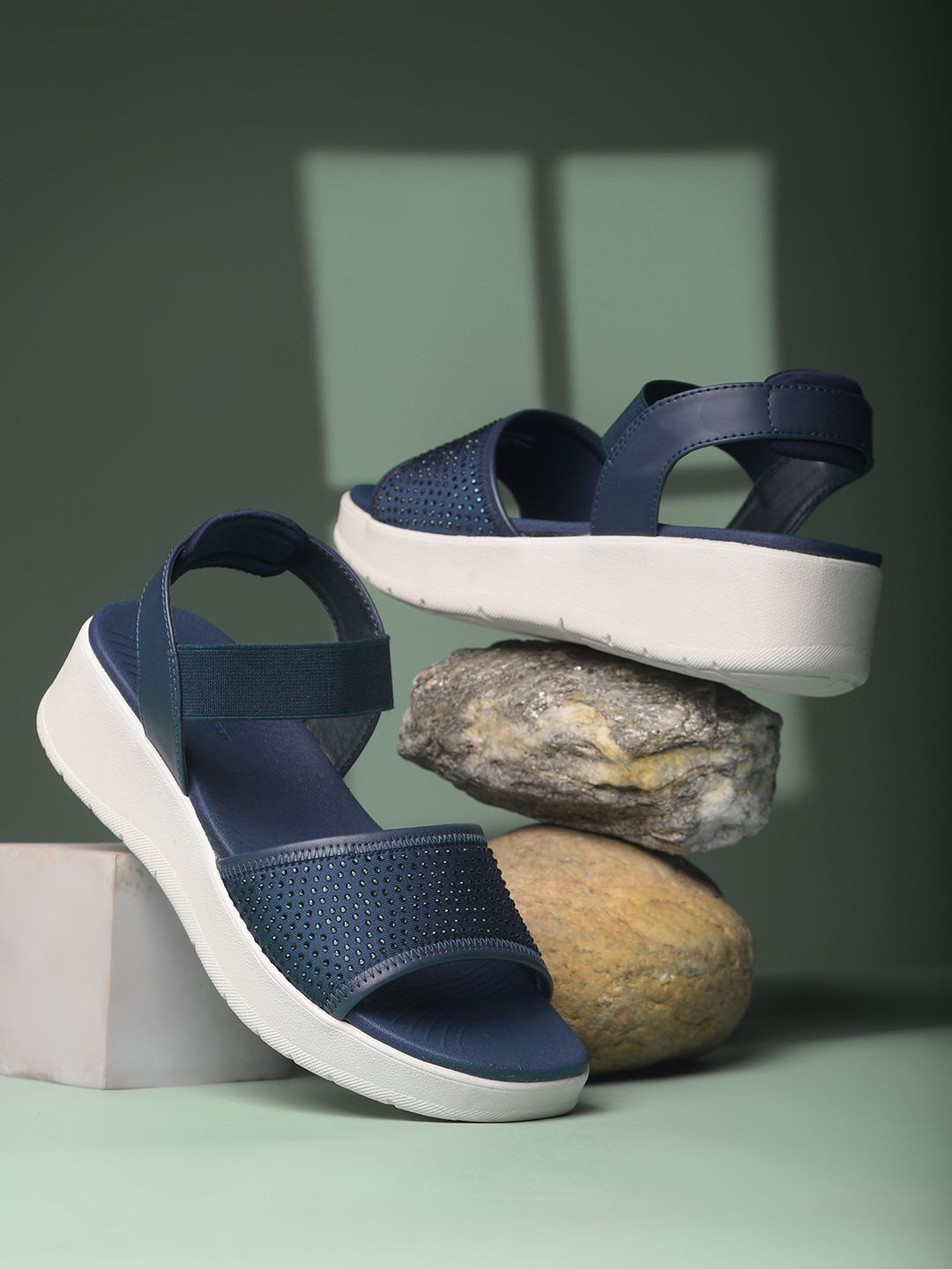 Bata comfit High-Top Platform Sandals