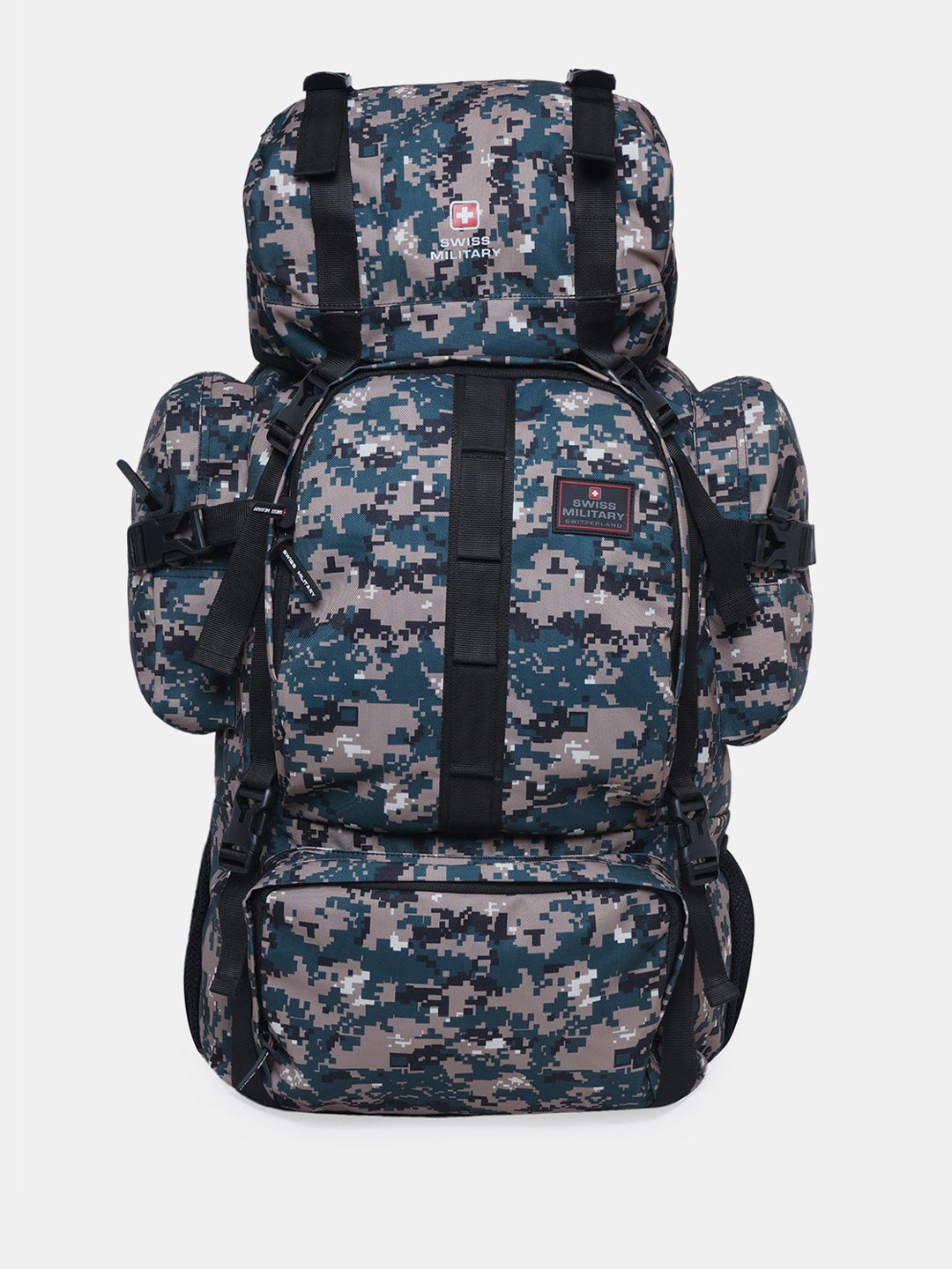 SWISS MILITARY Unisex WAVE Camouflage Rucksack Travel Backpack