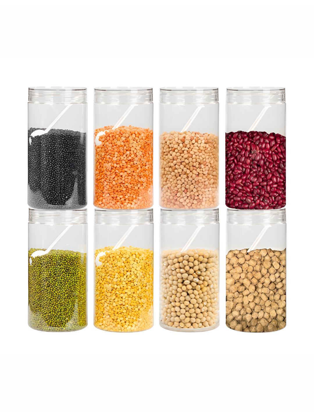 Pearlpet Transparent 8 Pieces Core Container-1700ml