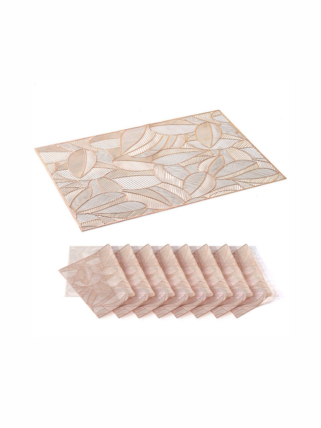 Star Weaves Set Of 8 Rectangle Table Placemats