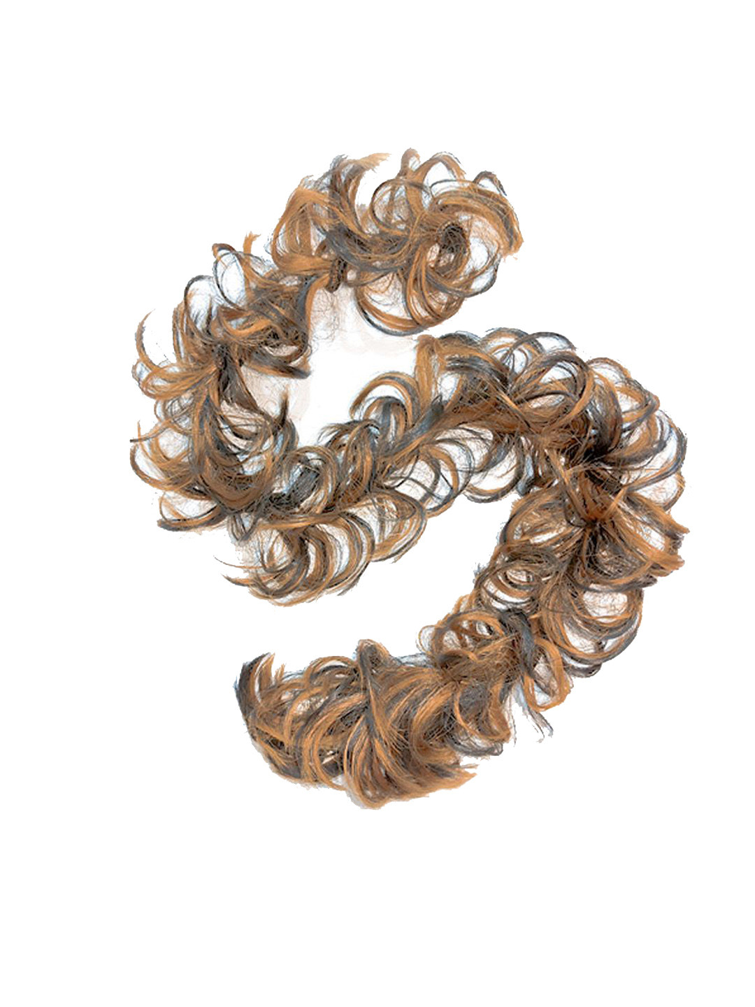 VIEWS Halo Curly Bun Premium Heat-Resistant Hair Extension - Highlight - 37 Inch