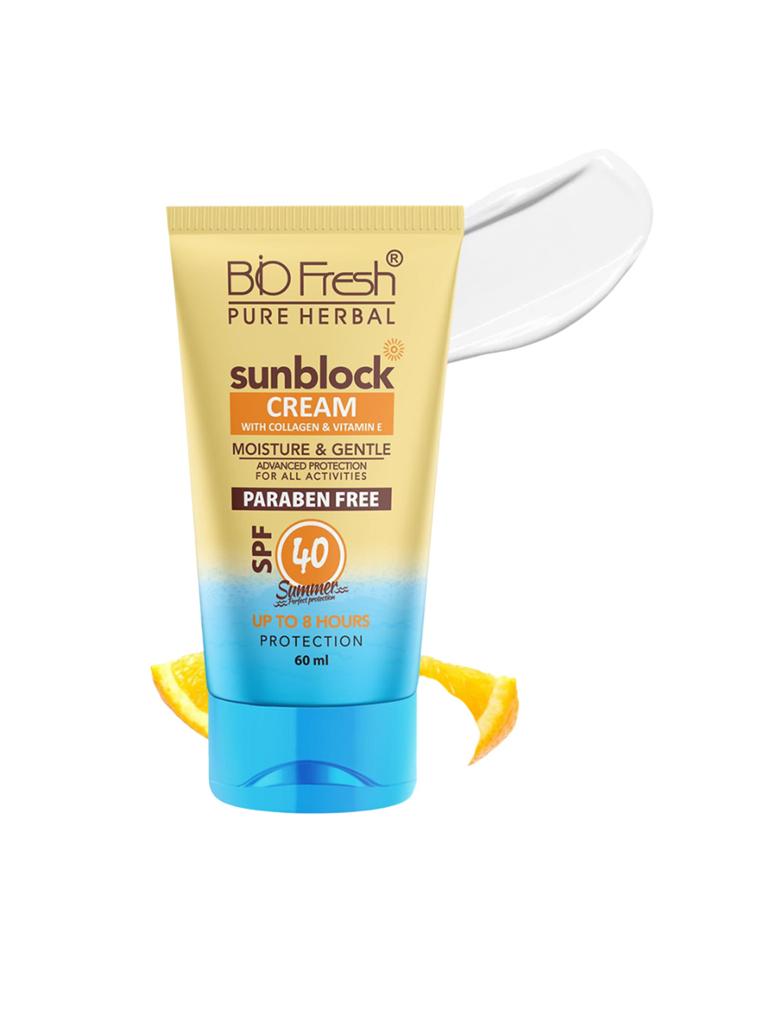 BIOFRESH SPF 40 Sunblock Cream With Collagen & Vitamin E - 60 ml Each