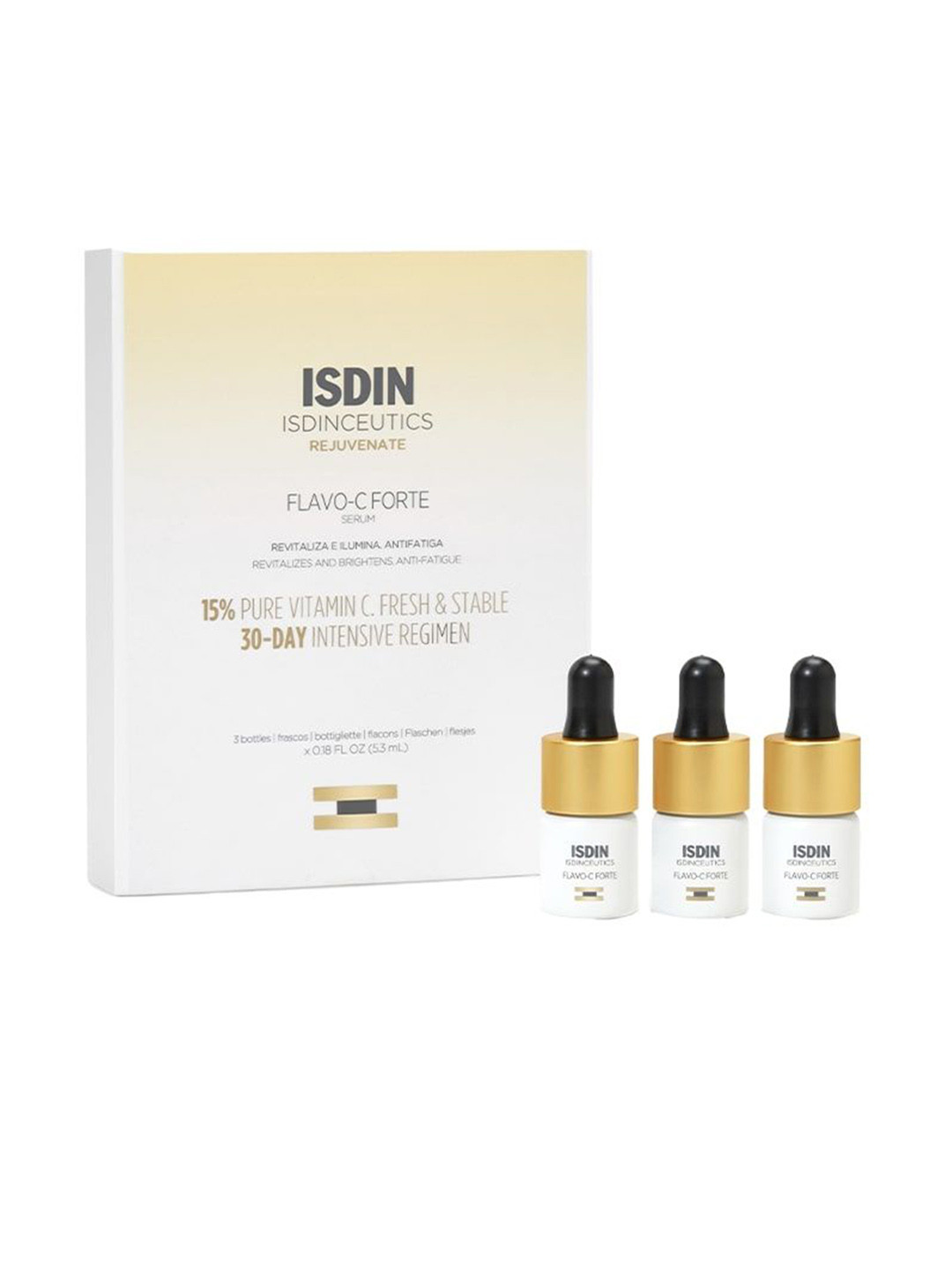 ISDIN Set Of 3 Isdinceutics Rejuvenate Flavo-C Forte Serum- 5.3 ml Each