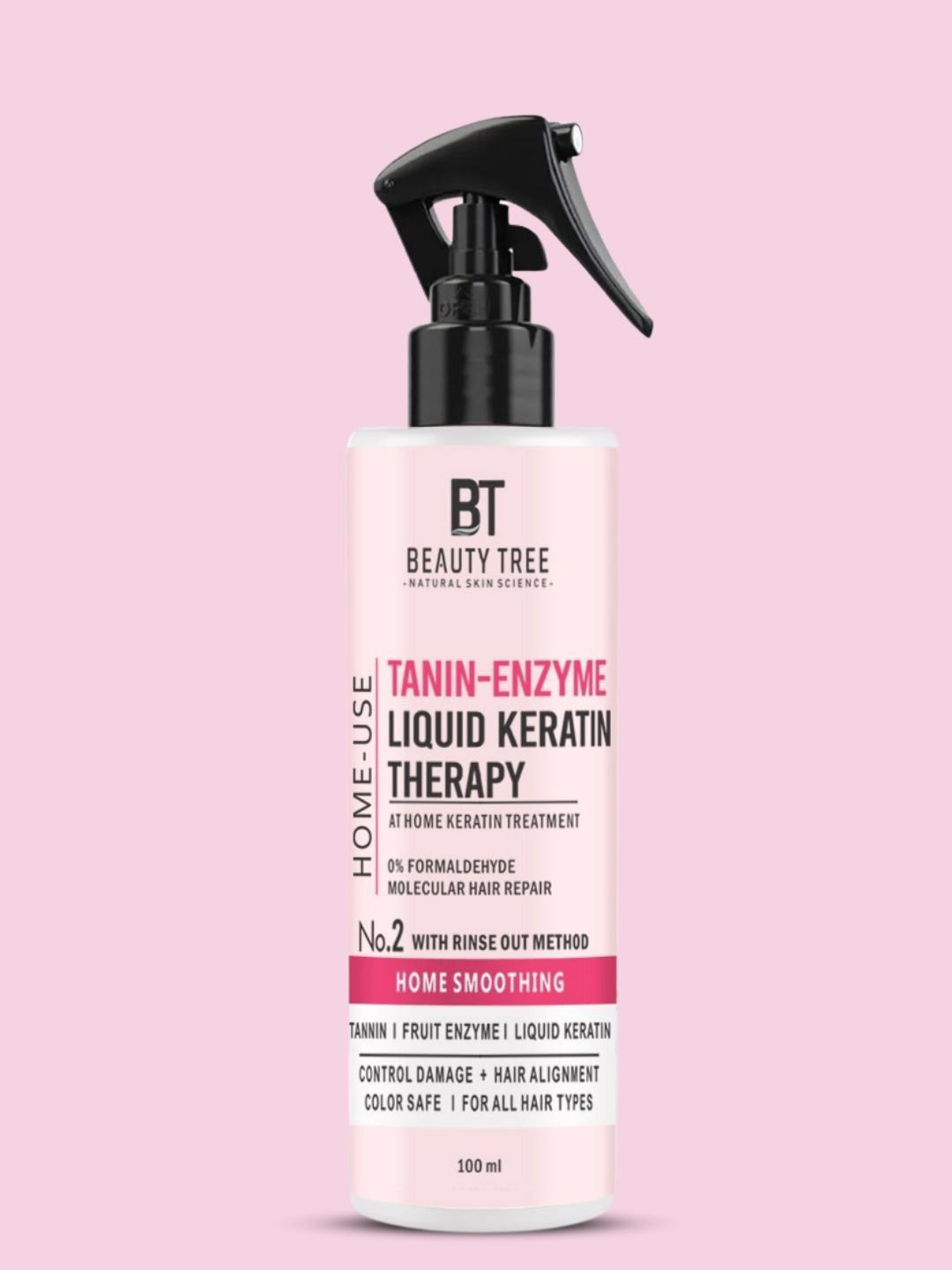 Beauty Tree Tanin Enzyme Keratin Home Therapy No.2 With Tanin & Arginine - 100 ml
