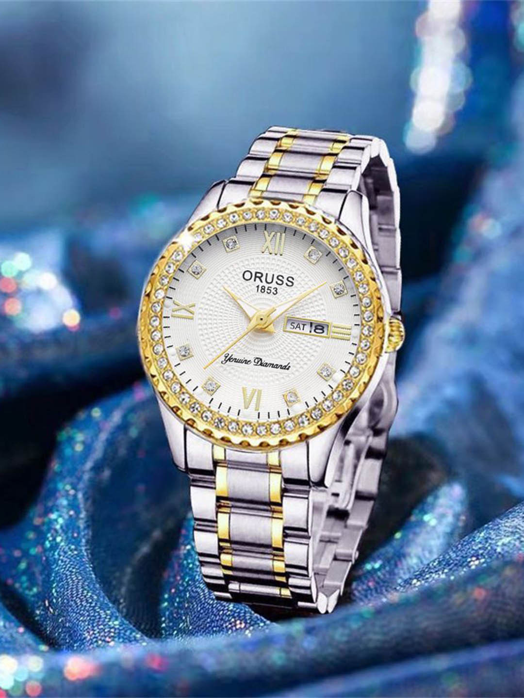 ORUSS Women Dial & Stainless Steel Straps Analogue Watch IHCFAEJEGFIB