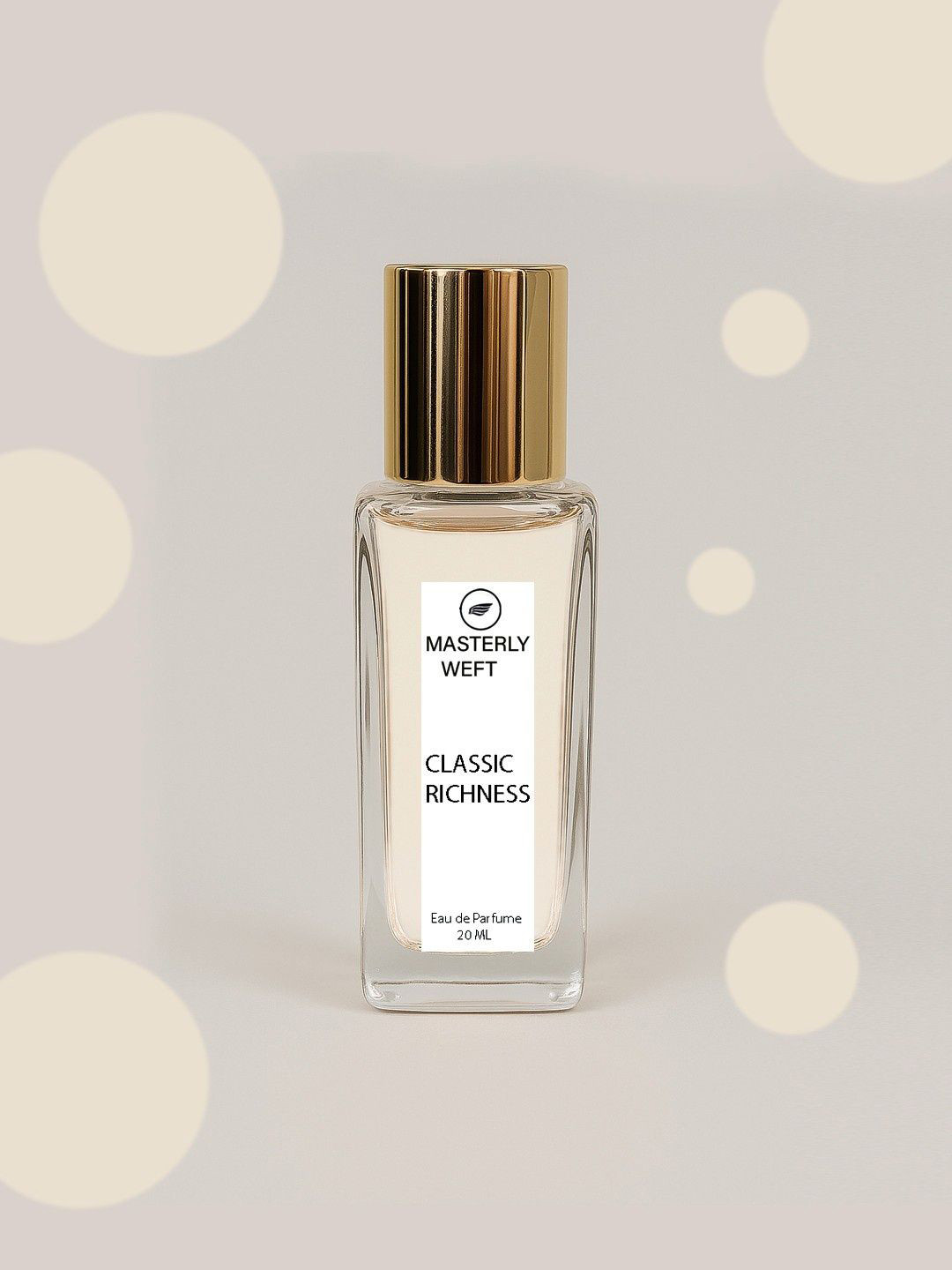 MASTERLY WEFT Classic Richness Long Lasting Eau De Parfum - 20 ml