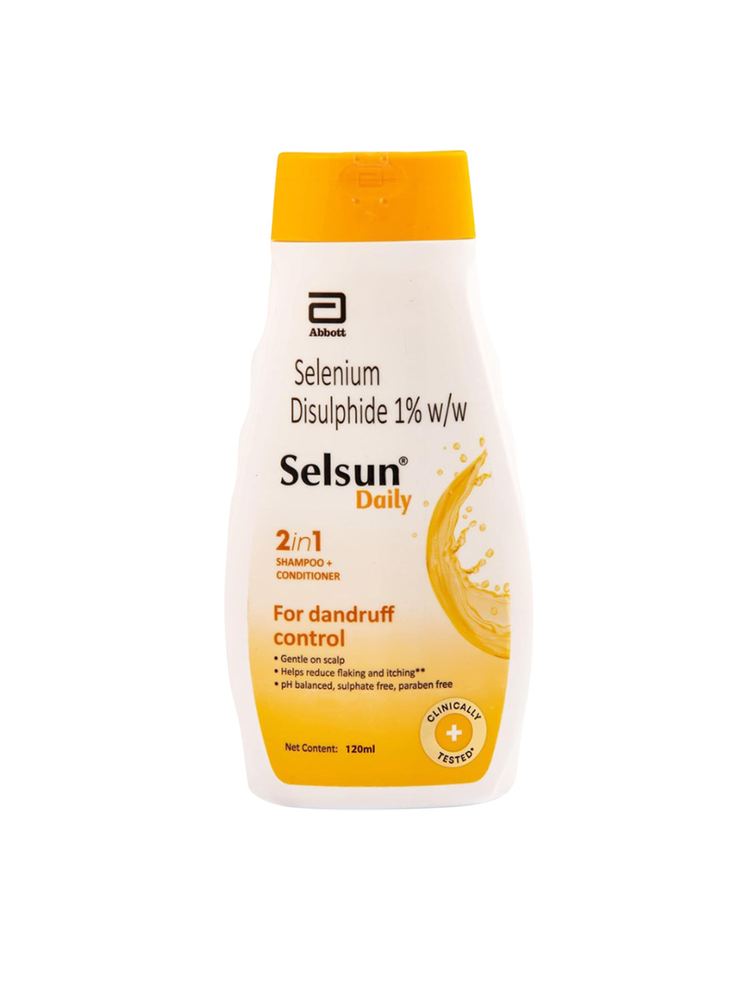 Selsun 2-in-1 Anti-Dandruff PH Balanced Shampoo + Conditioner for Dry Scalp - 120 ml