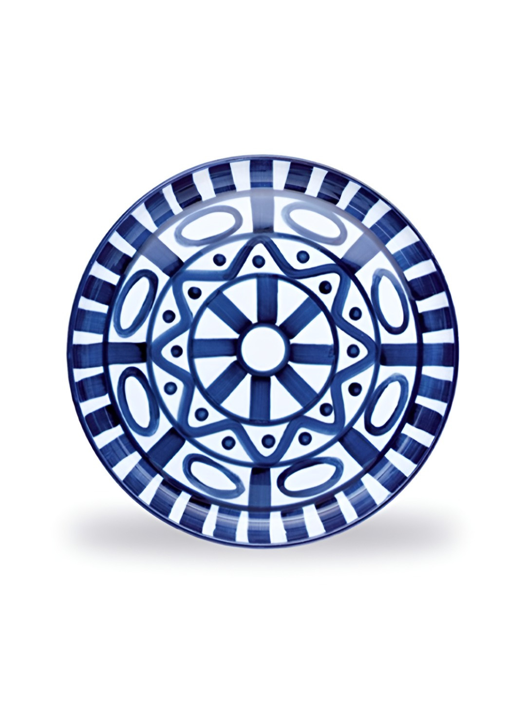 Copacabana Blue 4 Pieces Porcelain Microwave Safe Plates