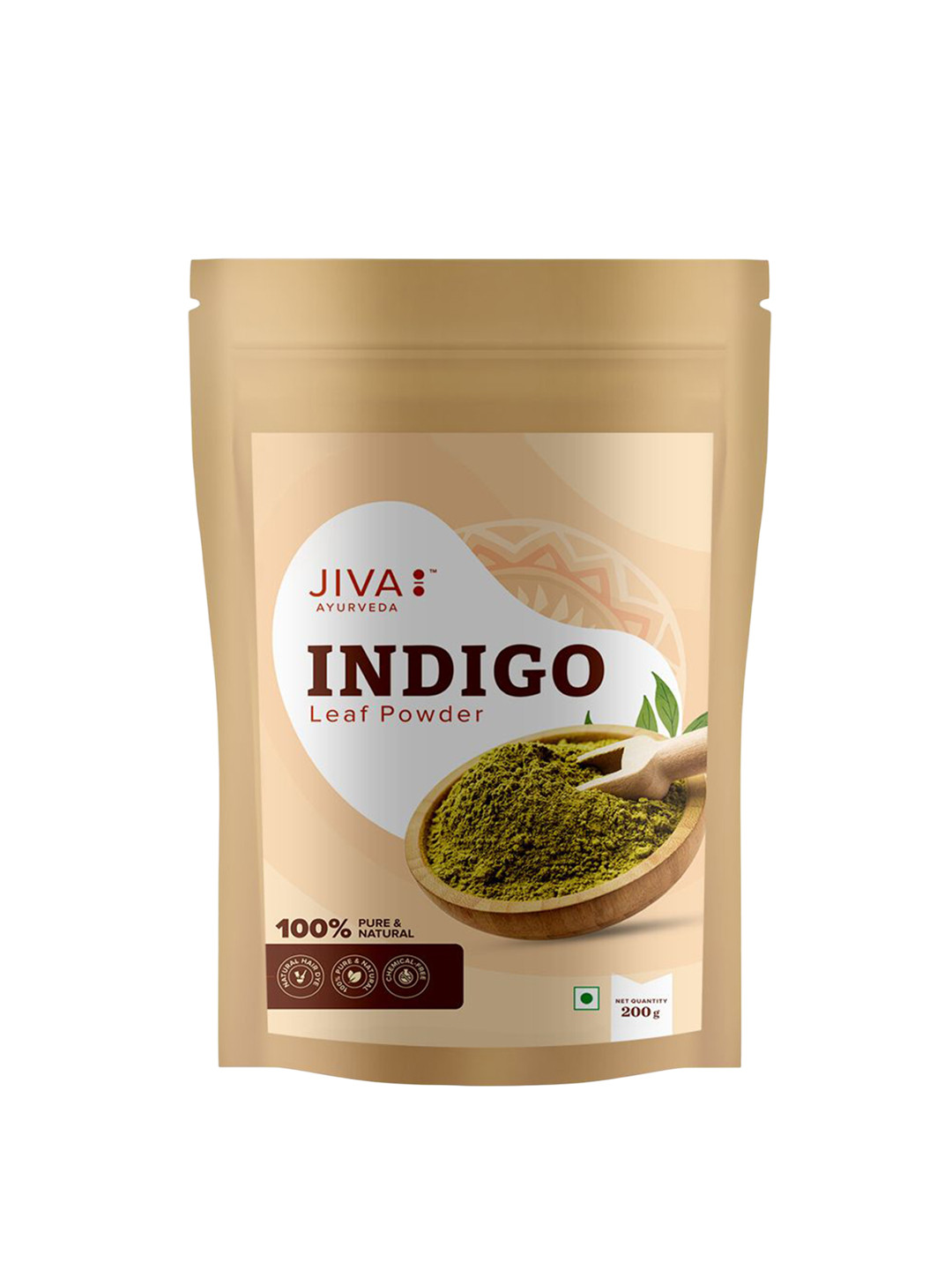 Jiva Indigo Leaf Powder Hair Color- 200 g