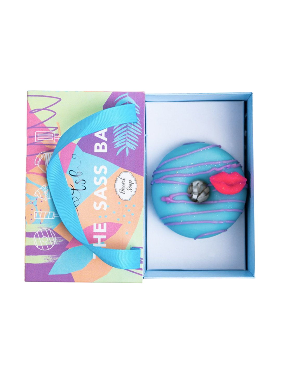 The Sass Bar Assorted Cafe Donut Dessert Softening Soap With Cocoa Butter - 80 g