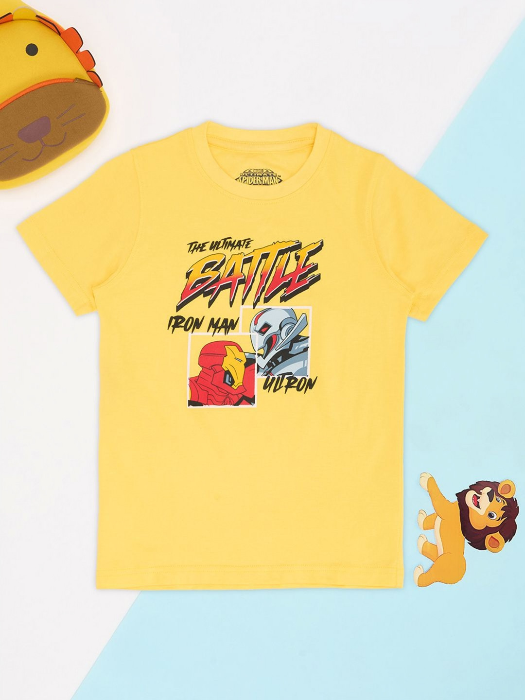 Pantaloons Junior Boys Avengers Applique T-shirt