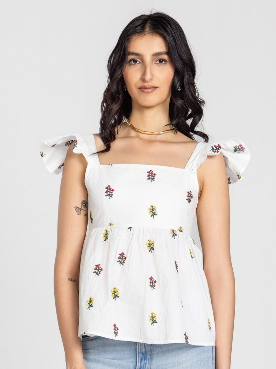 Past Modern Women's Cotton Printed Top