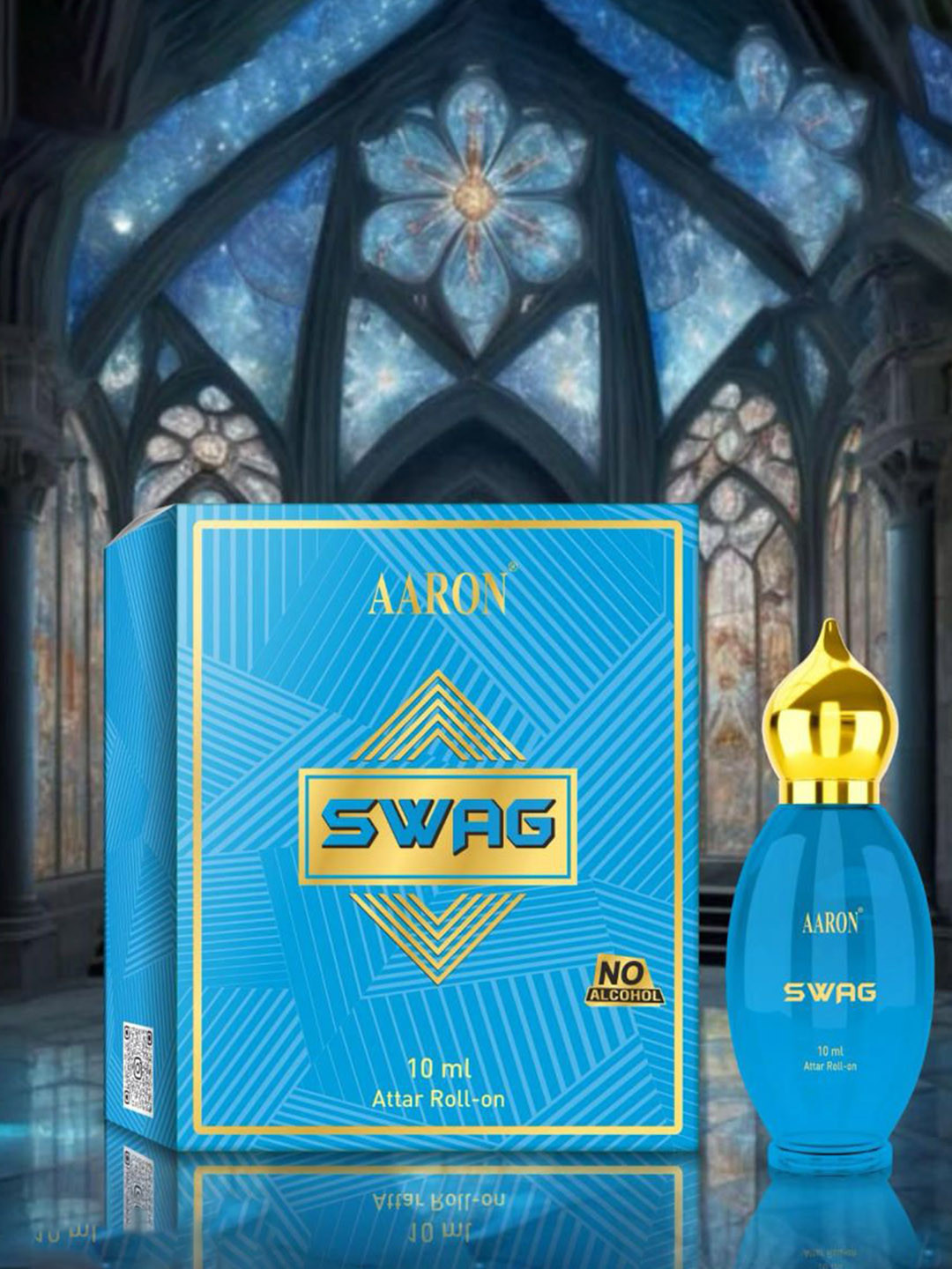 AARON Non- Alcoholic & Long Lasting Swag Attar Roll On - 10 ml
