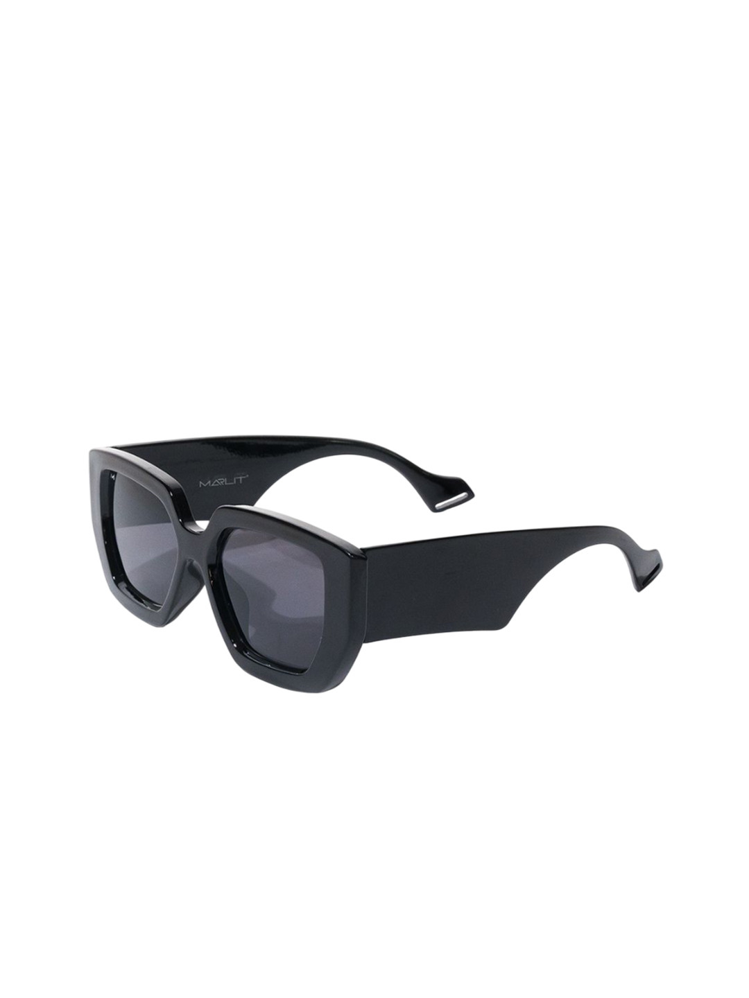 MARLIT Men Oversized Sunglasses with UV Protected Lens EMLIY-BLACK