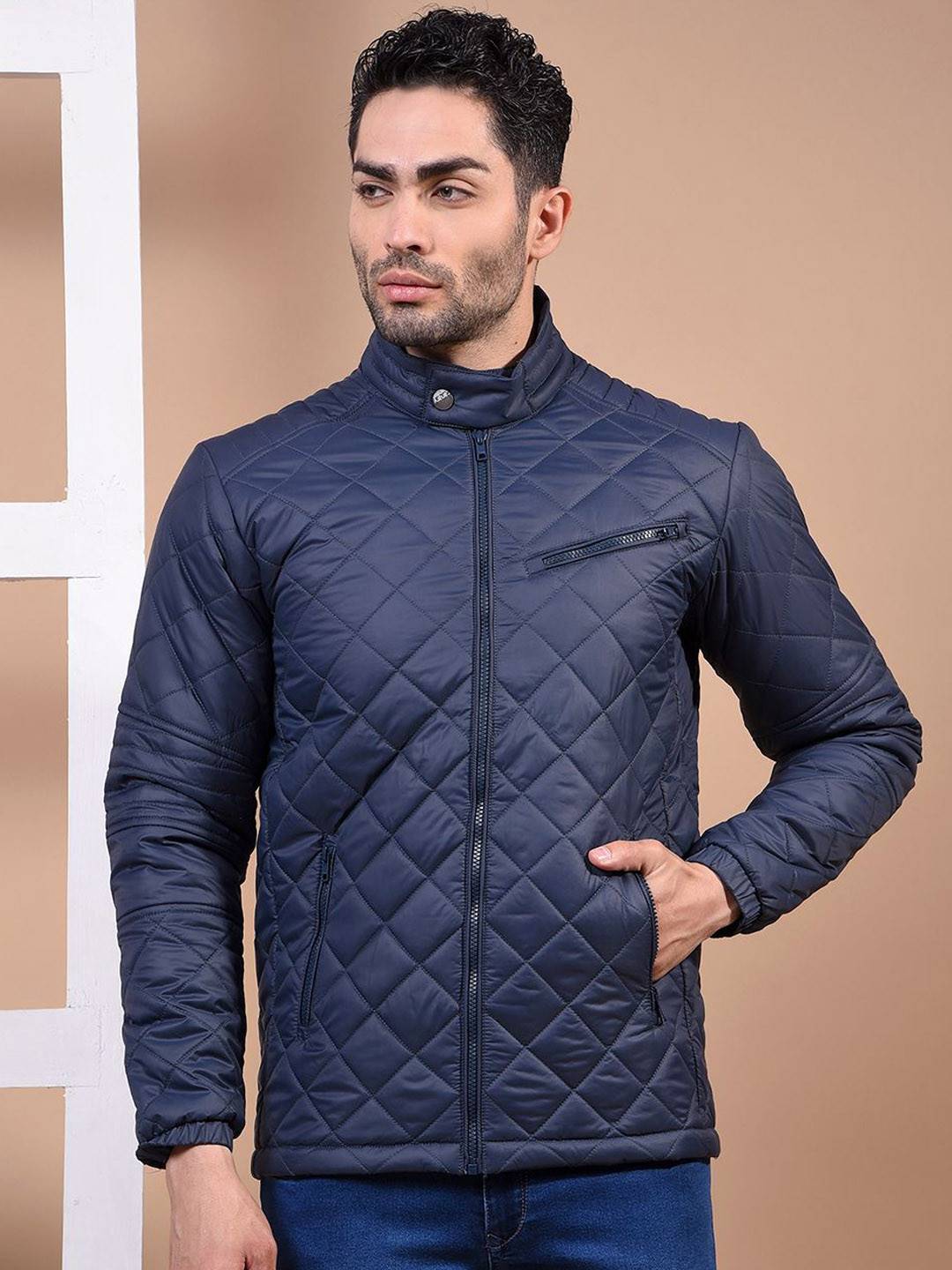 Canary London Men Solid Lightweight Quilted Jacket