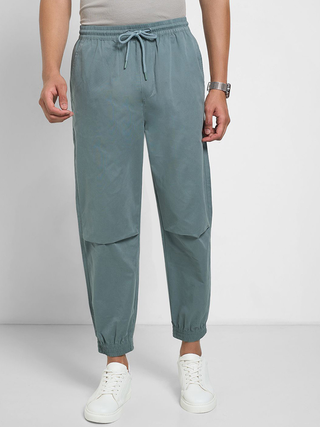7 Alt by Pantaloons Men Relaxed Fit Mid-Rise Joggers Trousers