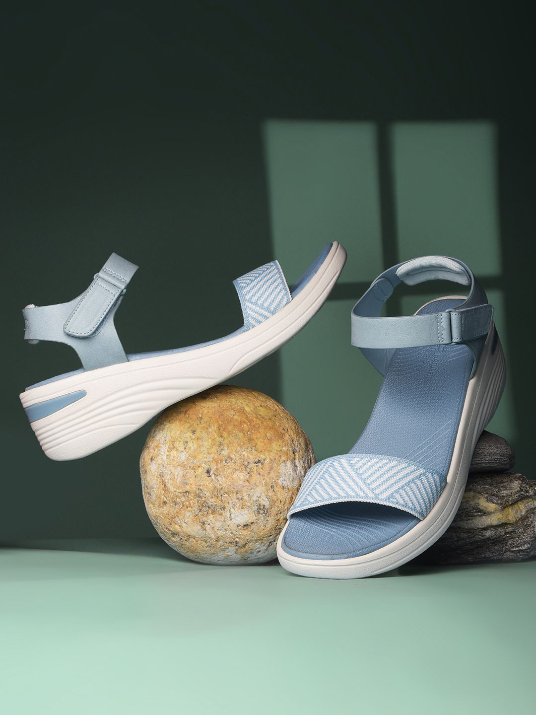 Bata Comfit Women High-Top Wedge Sandals