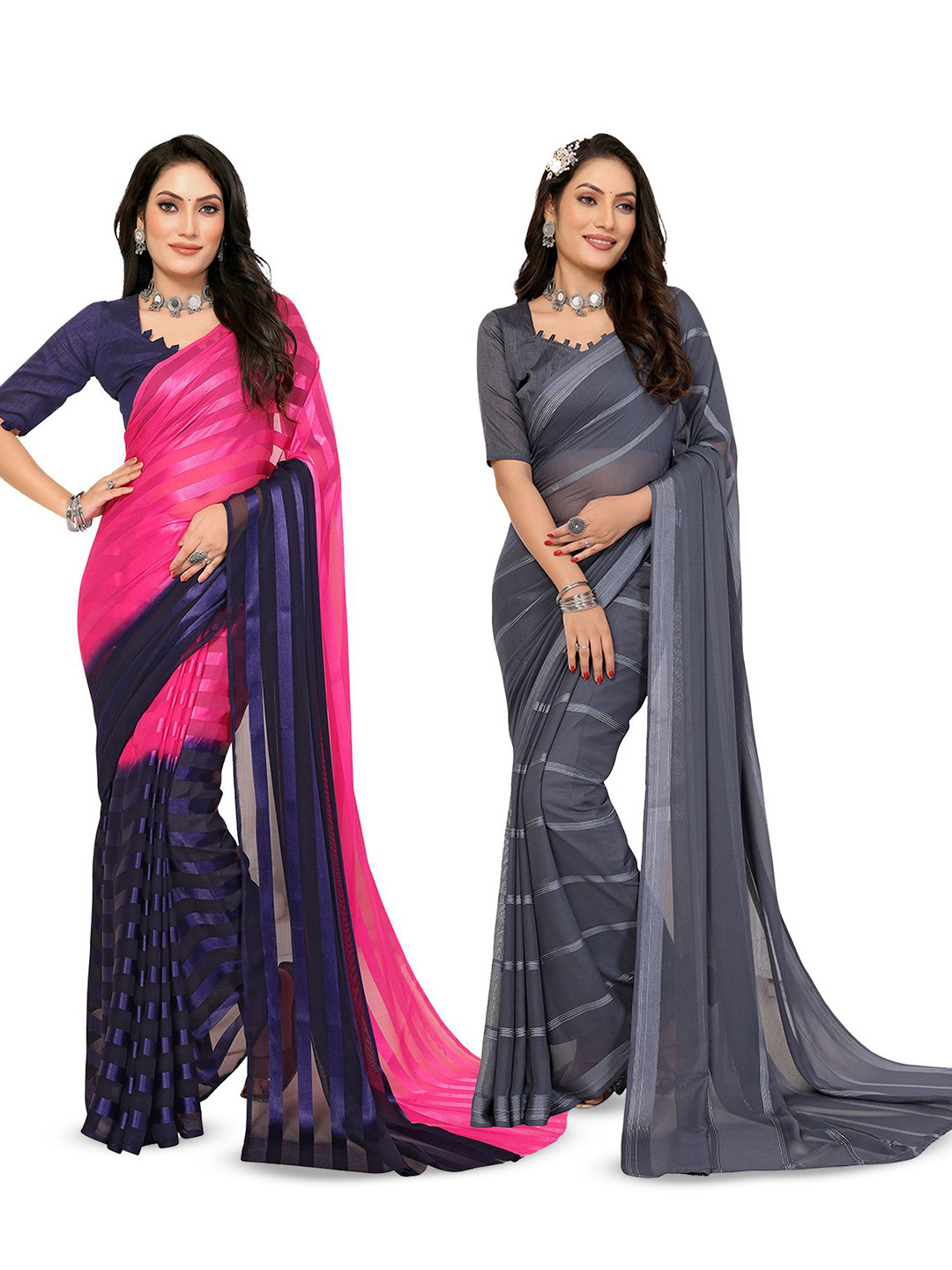 Moda Rapido Satin Saree
