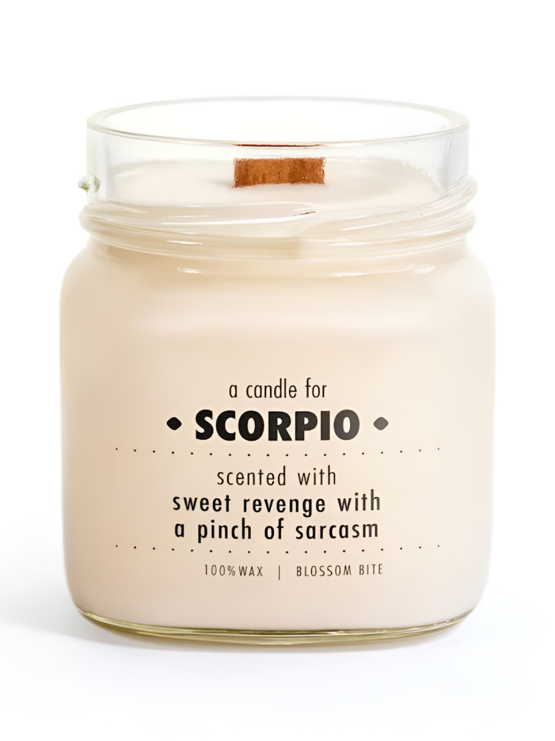 Aromatic Fables for the Fierce & Passionate Scorpio Astrology Blossom Bite Jar Candles