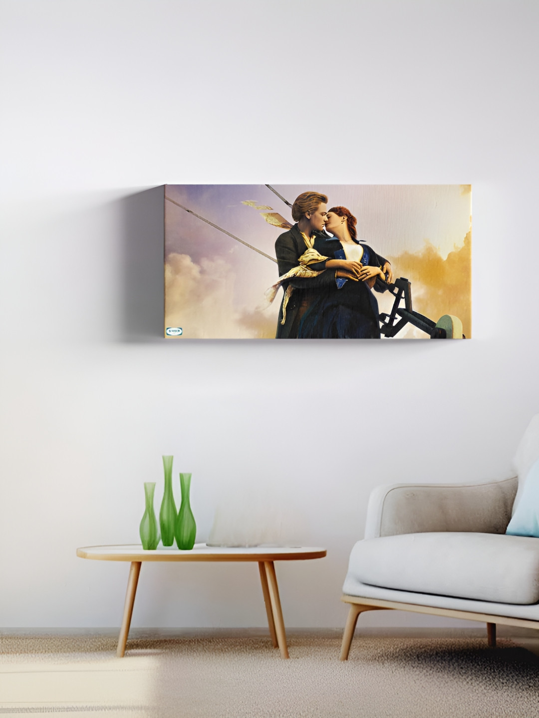 SIVOM Purple & Brown Titanic Horizontal Canvas Wall Art