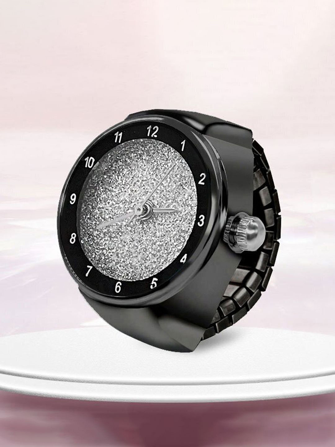 Peora Analog Watch Strechable Finger Ring