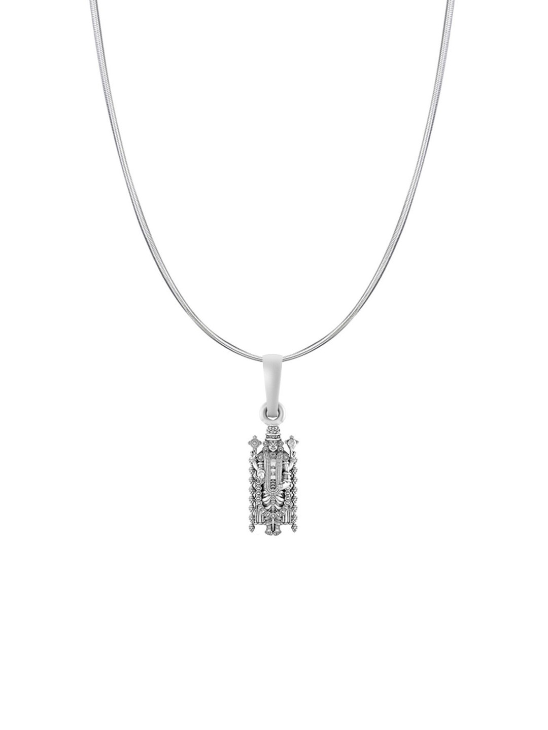 Metronaut Men 925 Sterling Silver Bala Ji Pendants With Chains