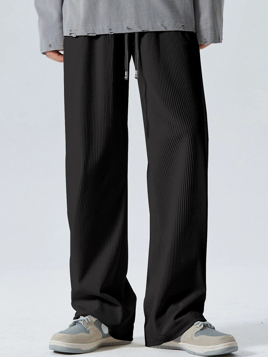 RAJOVATI Men Loose Fit Regular Trousers