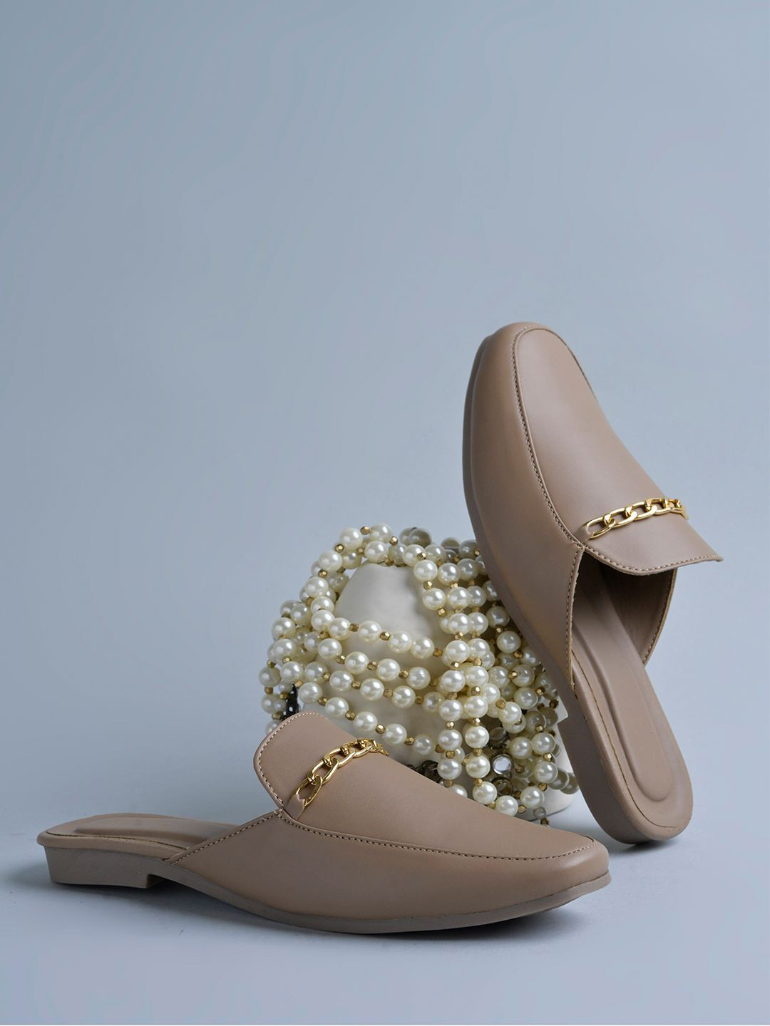 Froh Feet Women Mules Flats With Western - Embellished