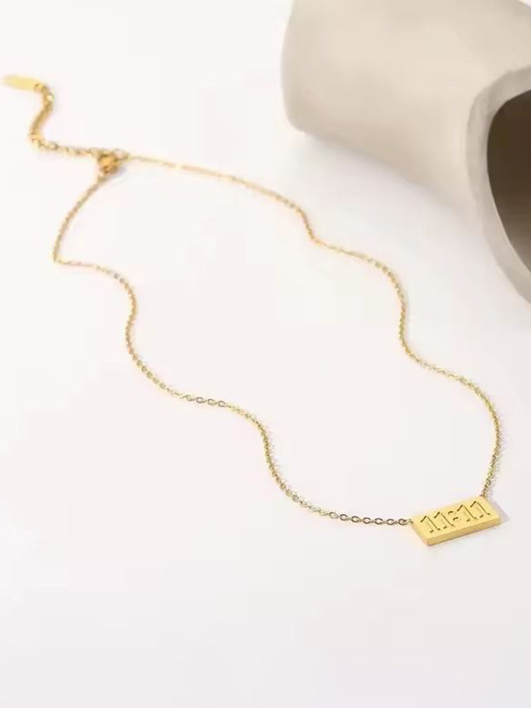 DressBerry Gold-Plated Stainless Steel Anti Tarnish 12 11 Chain