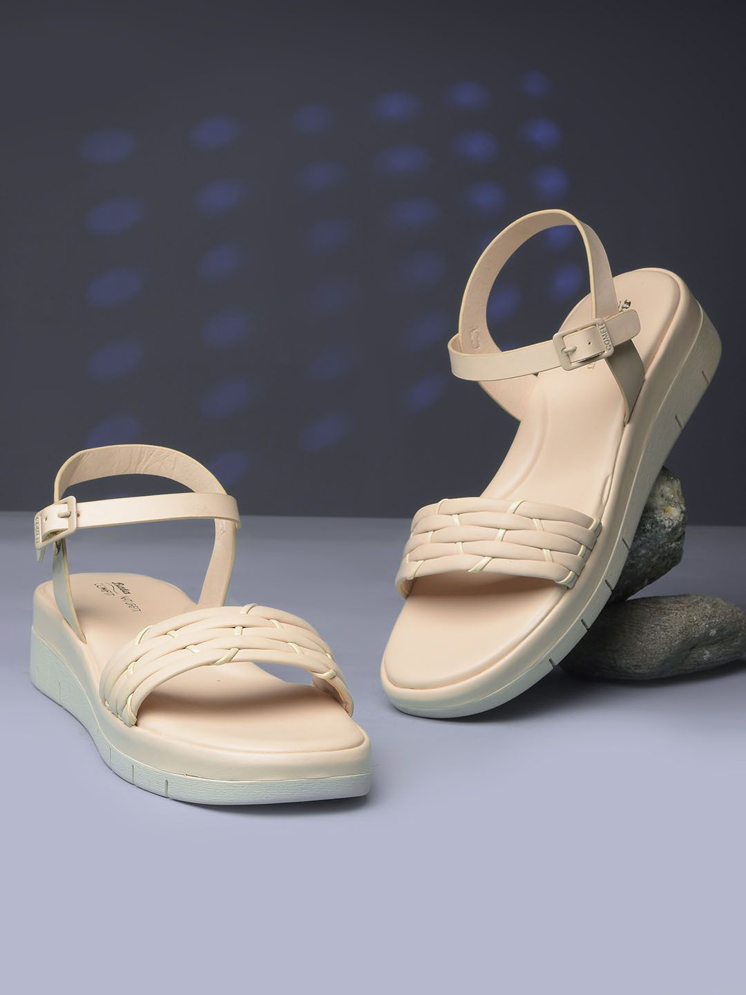 Bata comfit High-Top Platform Sandals