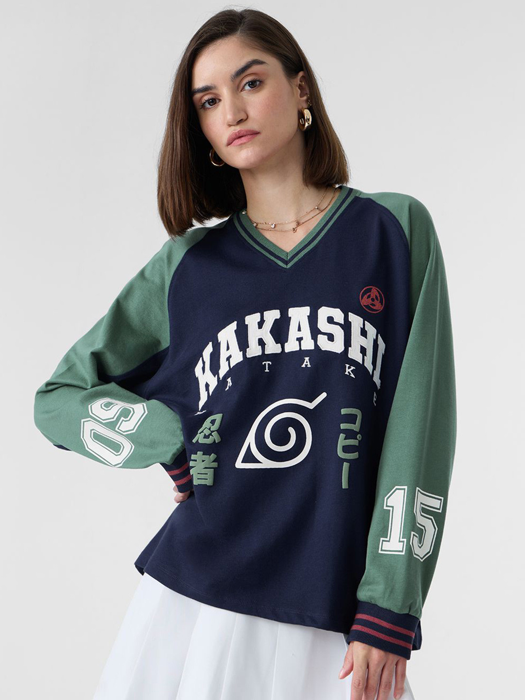 The Souled Store Print Applique Cotton Top