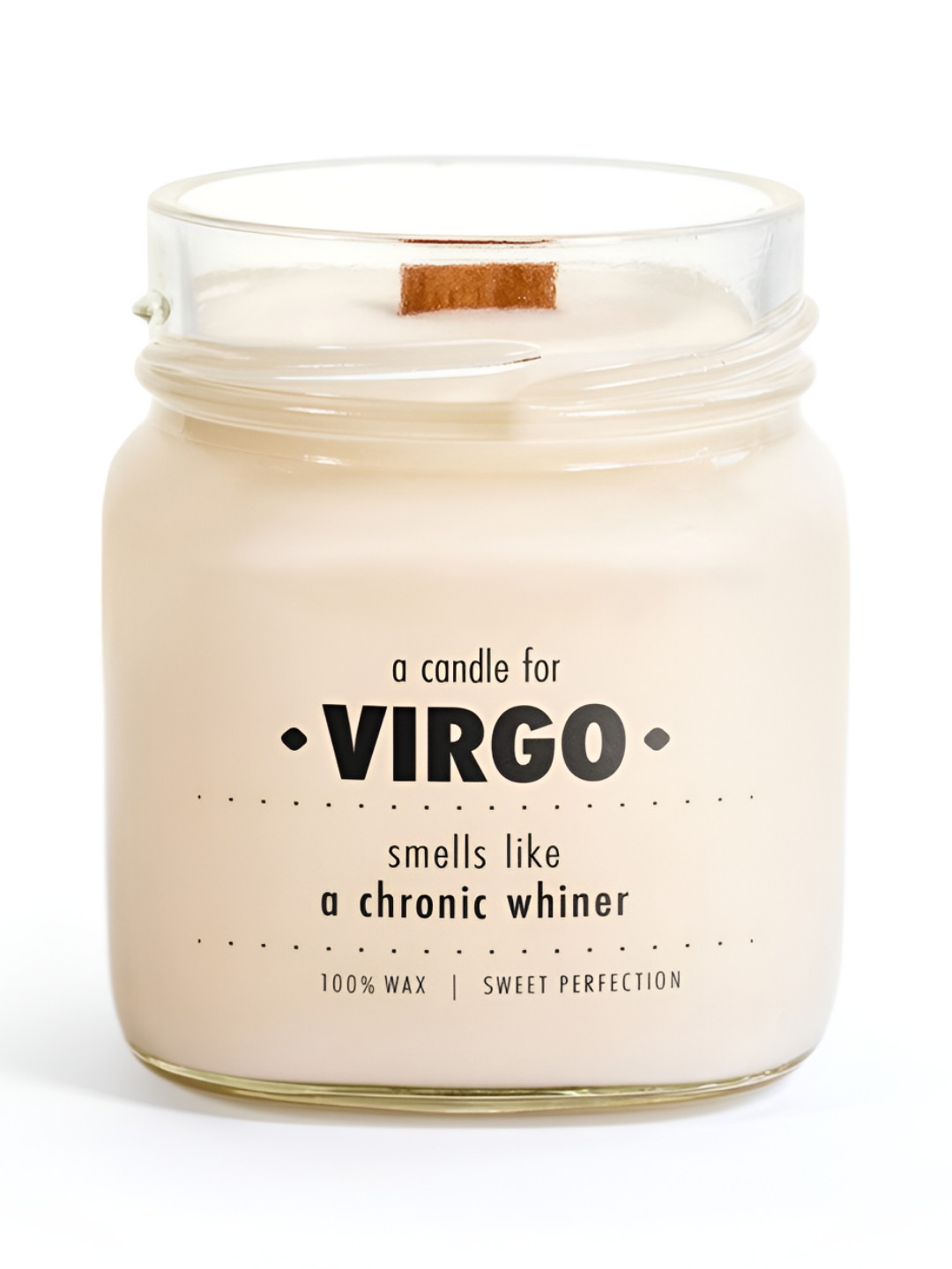 Aromatic Fables For the Detail-Oriented Sign Virgo Zodiac Sweet Perfection Jar Candles