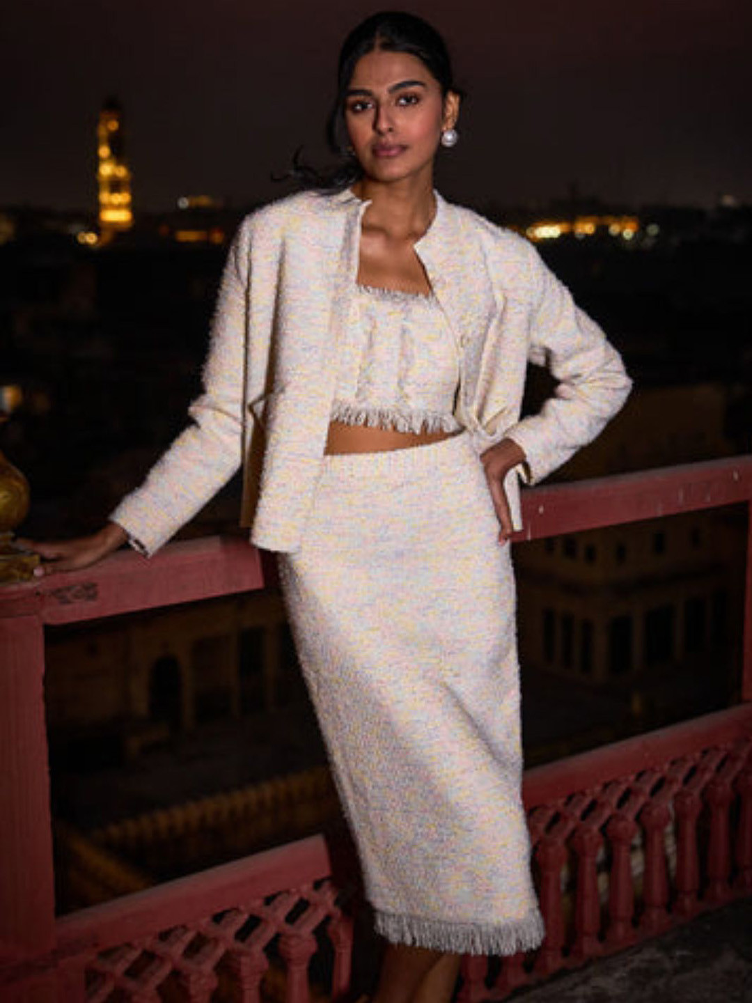 Dash and Dot Top & Skirt With Jacket Co-ords