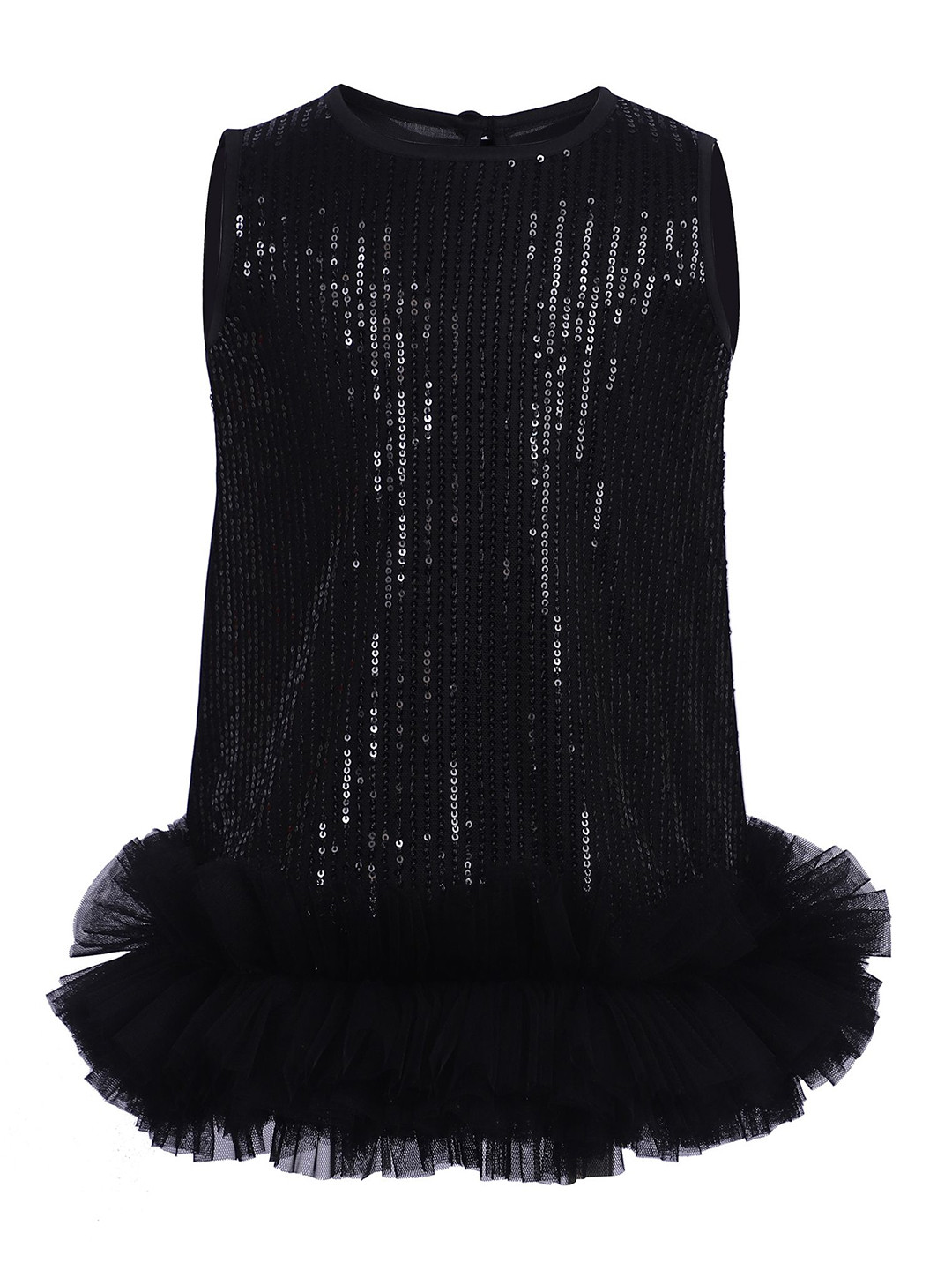 Pink Wings Girls Embellished A-Line Knee Length Dress