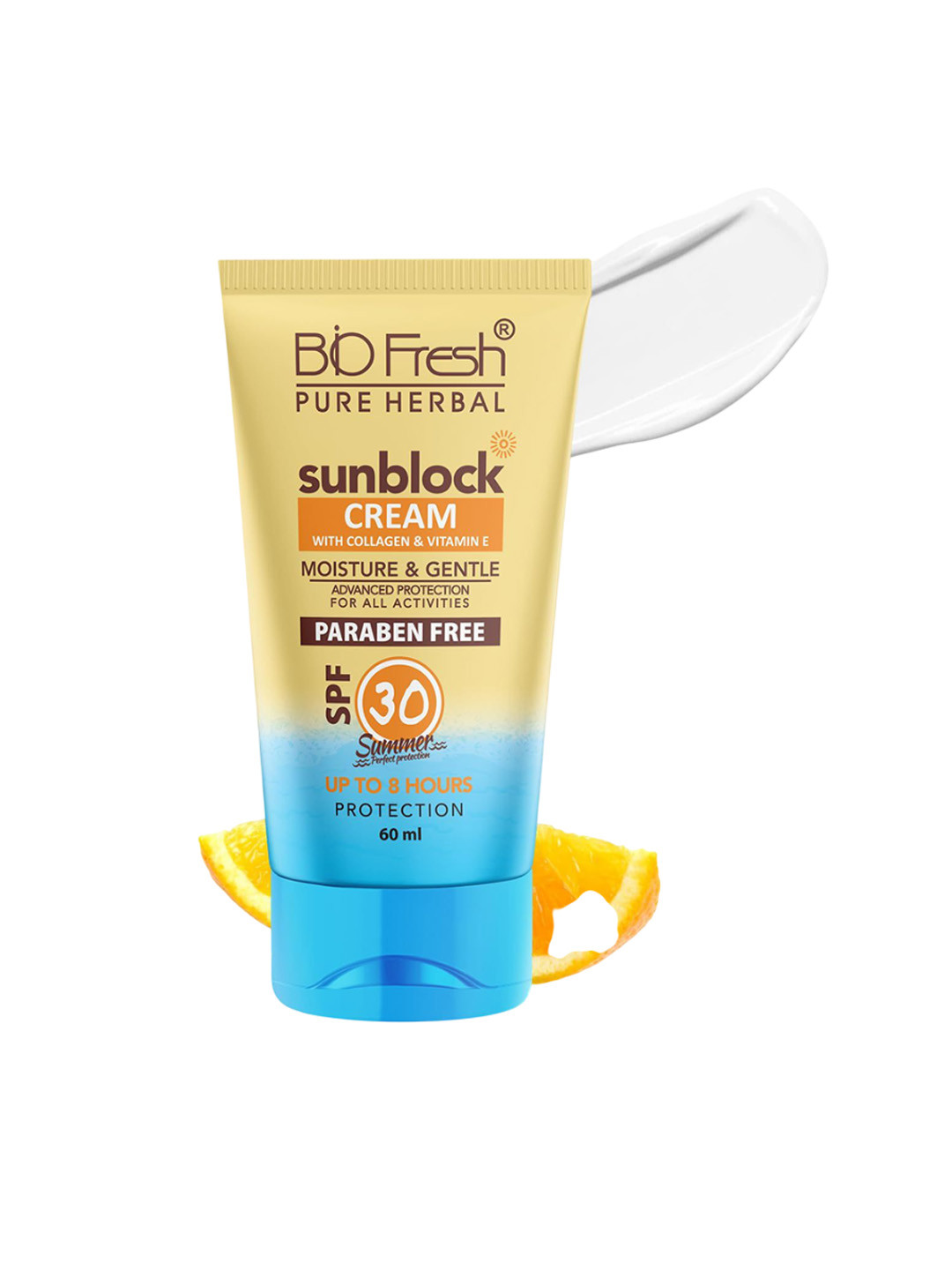 BIOFRESH SPF 30 Sunblock Cream With Collagen & Vitamin E - 60 ml
