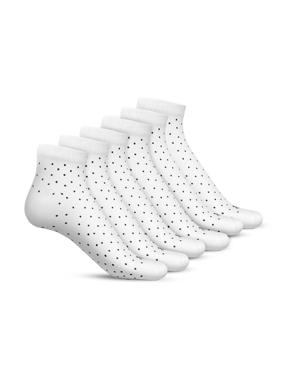 TalkingSox Pack Of 6 Patterned Super Soft Ankle-Length Socks